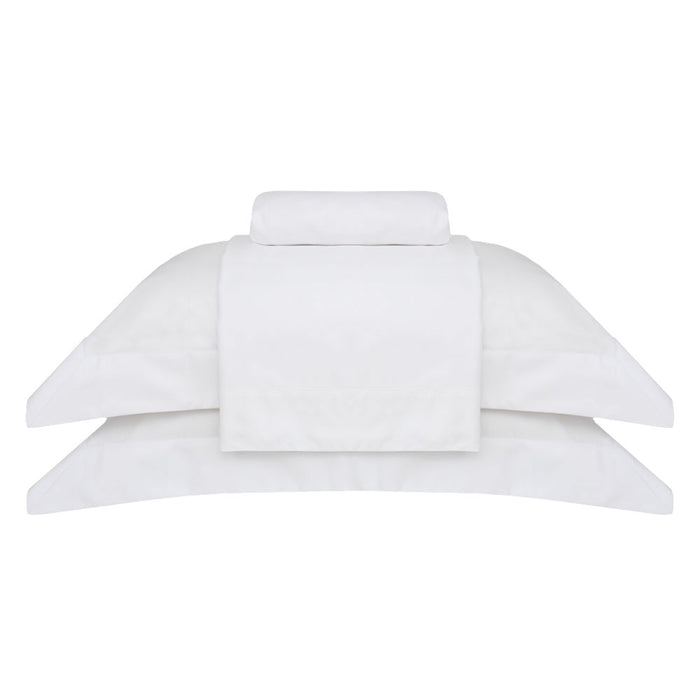 Juego de Sábanas Queen Brunello Blanco 600 hilos