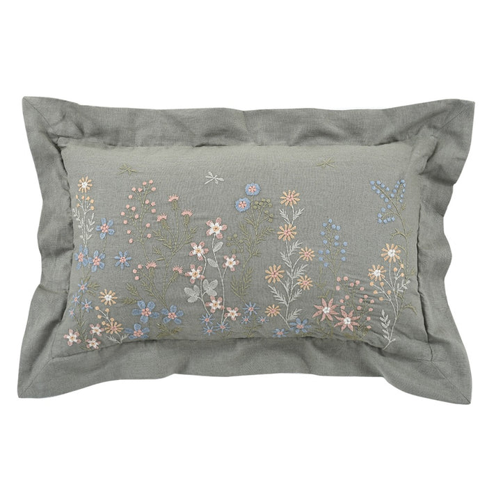 Cojin Elisa Gris 30x50 cm