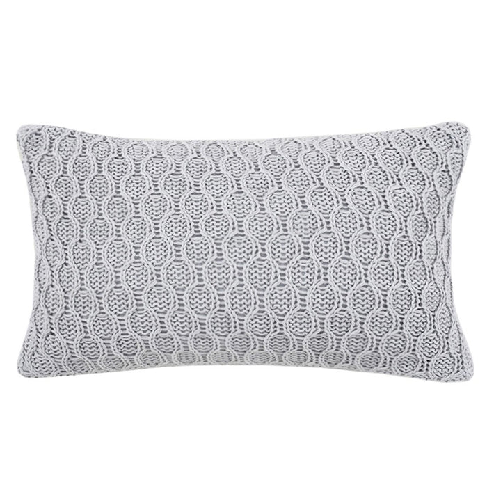 Cojin Tricot Max Gris 30x50 cm
