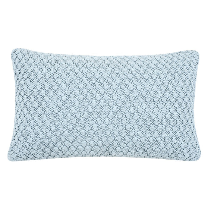 Cojin Tricot Zoe Azul 30x50