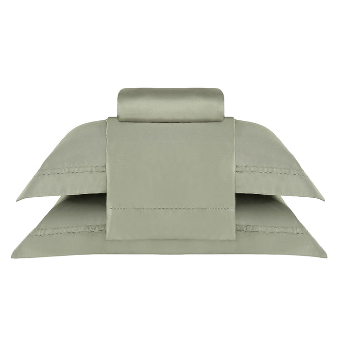 Juego de Sábana Queen Dallas Verde Safari 600 hilos