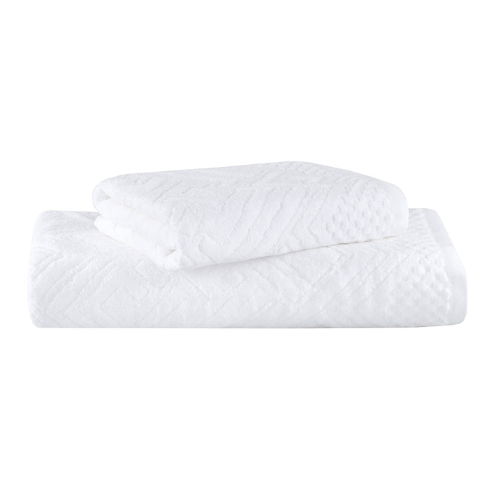 Toalla Geo Blanco 1011 48x80 cm