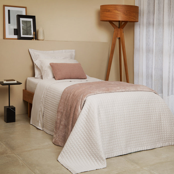 Cubrecama Twin New Colors Beige