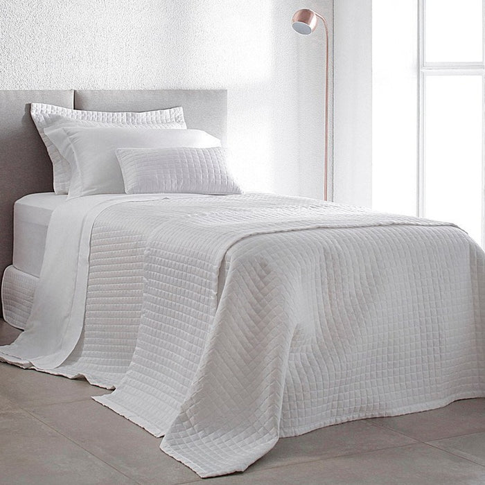 Cubrecama Twin NC Blanco