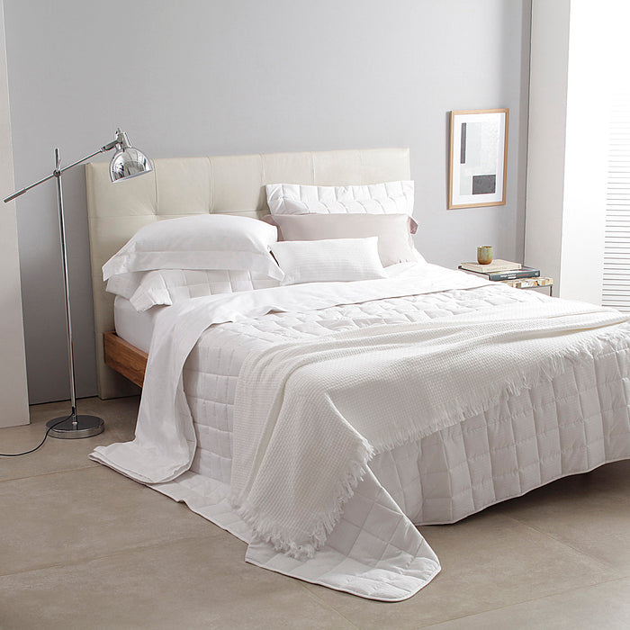 Cubrecama King Stripes Blanco
