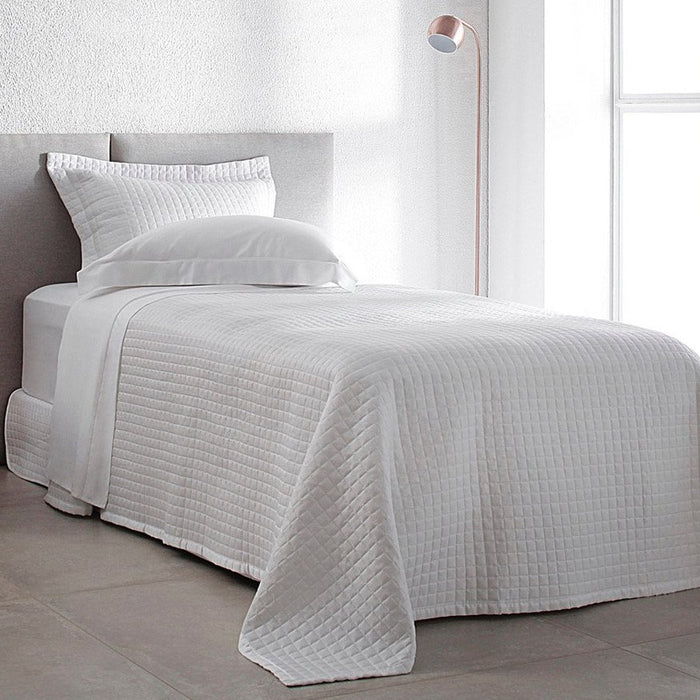 Cubrecama Twin NC Blanco