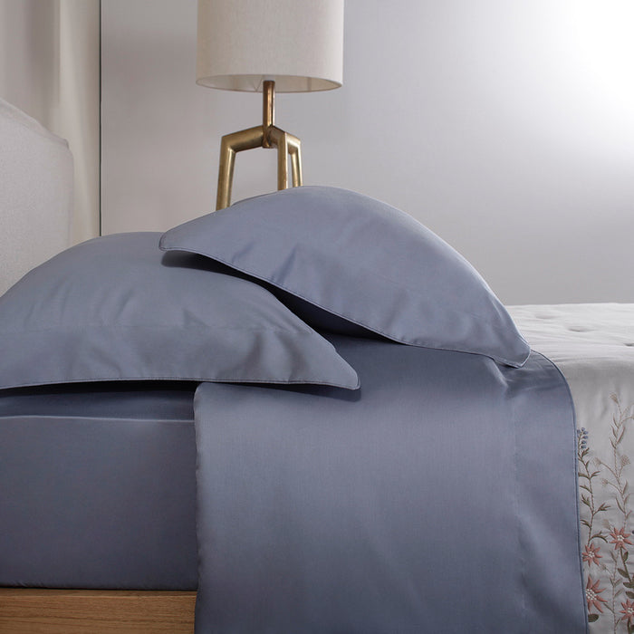 Juego de Sábana King Basquiat Azul Balsamo 400 Hilos