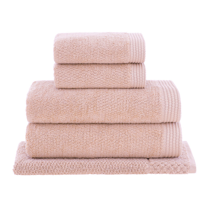 Juego de 5 toallas Belli Rosa 3255