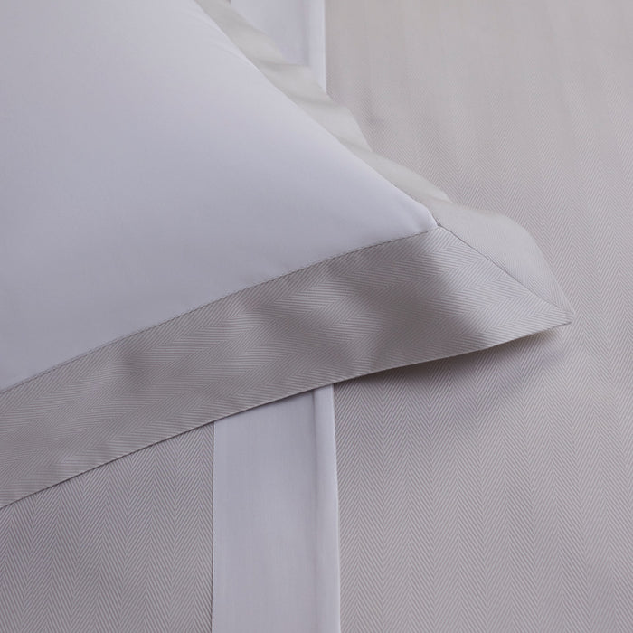 Juego de Sábanas King Brunello Gris Chiffon 600 hilos