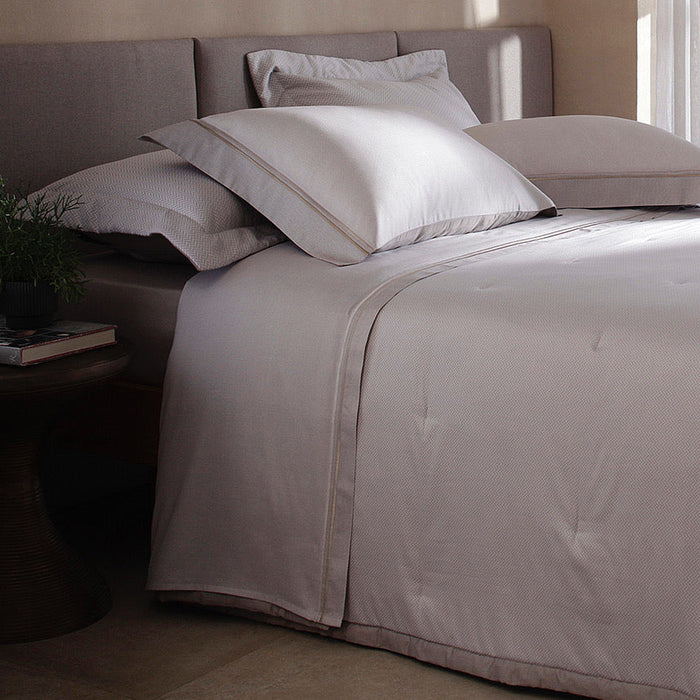 Cubrecama King Otto Beige 270 Hilos