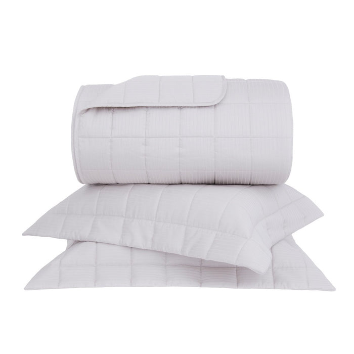 Cubrecama Twin Stripes Beige