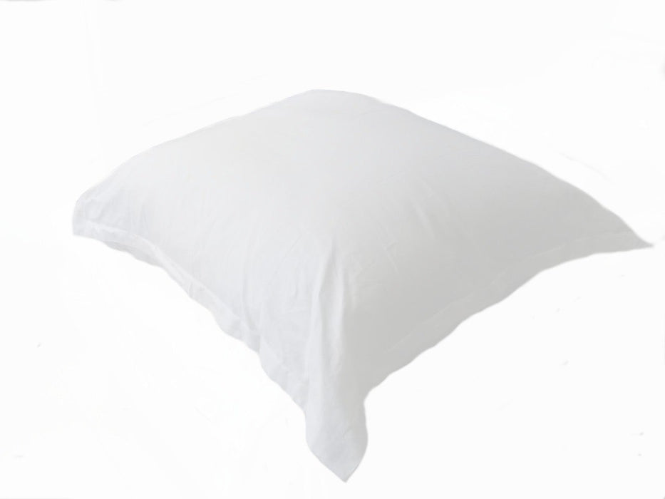 Funda Euro 400 Hilos Blanco 65x65 cm