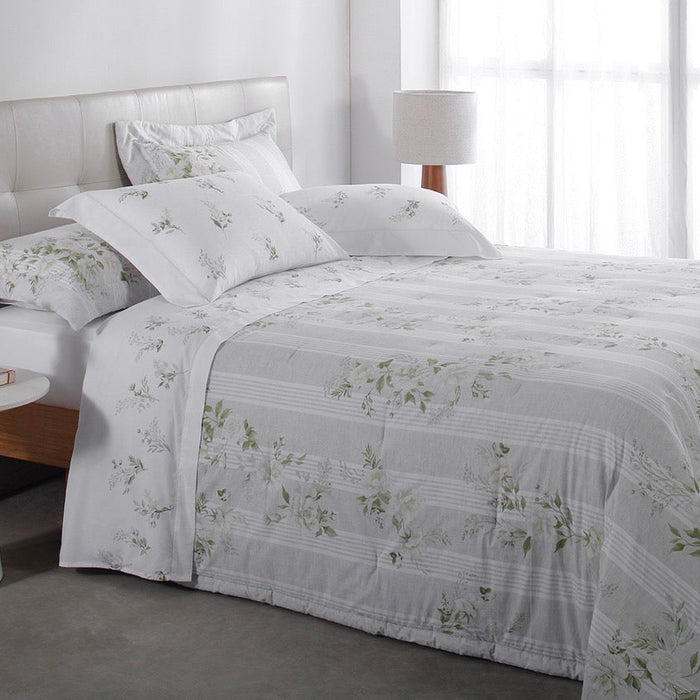 Cubrecama Full Blanche 200 hilos