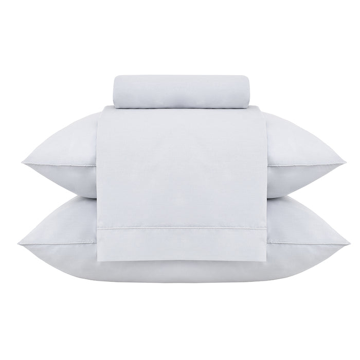 Juego de Sábanas Queen Classic Percale Gris 200 hilos