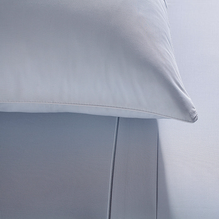 Juego de Sábanas Queen Classic Percale Azul 200 hilos