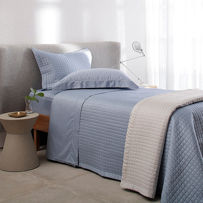 Cubrecama Twin NC Azul 81