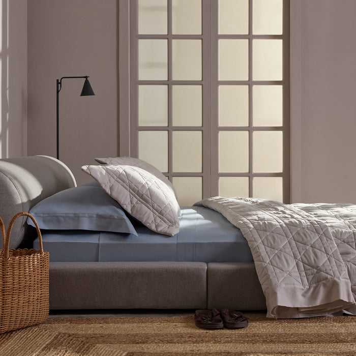 Cubrecama Queen Noah Beige Platina 270 Hilos