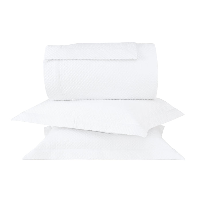Cubrecama King Splendor Blanco 300 Hilos