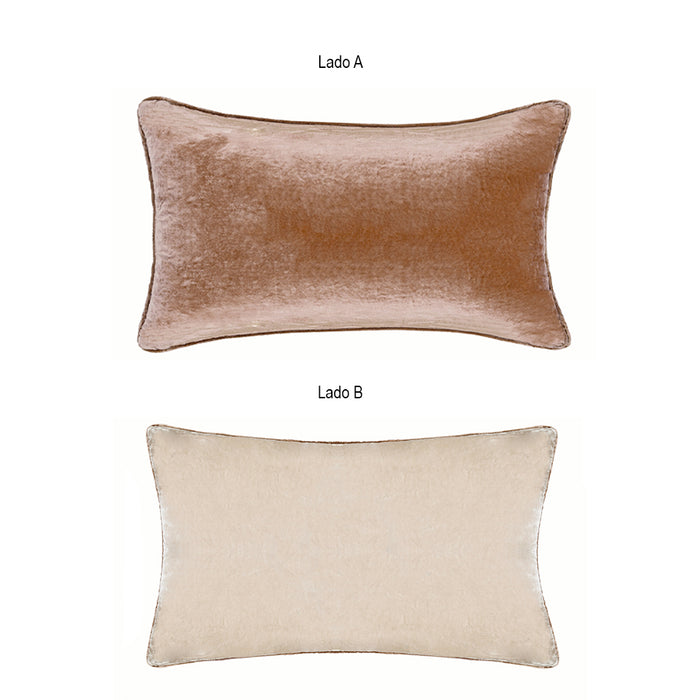 Cojin Vellure Rose 30X50 cm