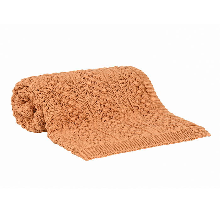 Manta Tricot Veneto Coral 130 x 170 cm