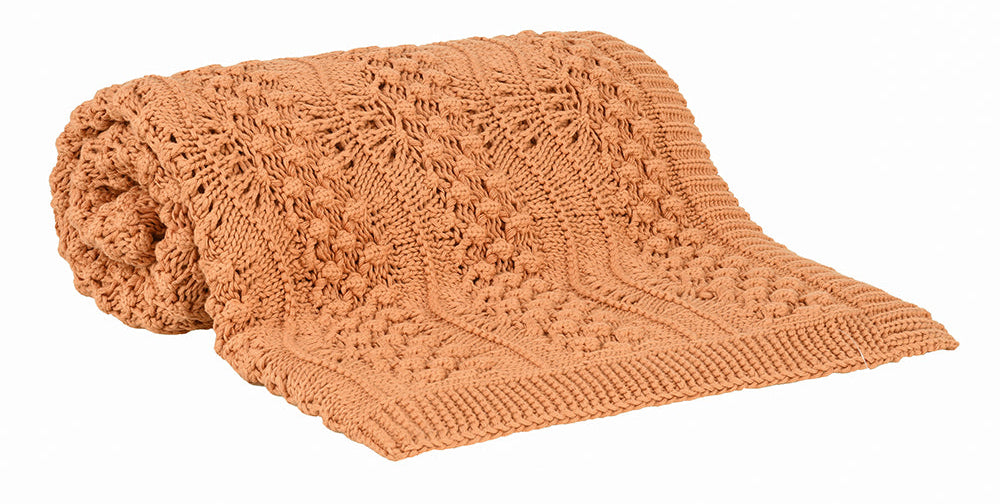 Manta Tricot Veneto Coral 130 x 170 cm
