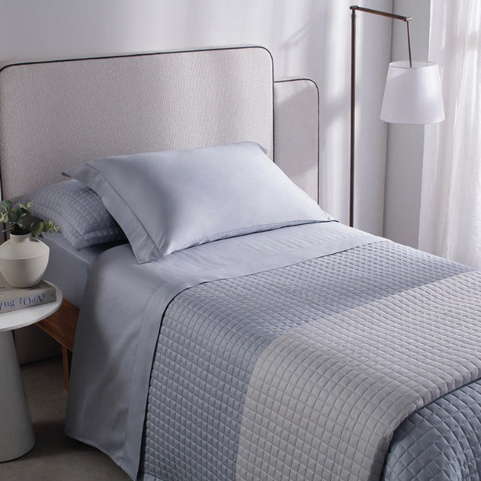 Cubrecama Twin NC Azul 86