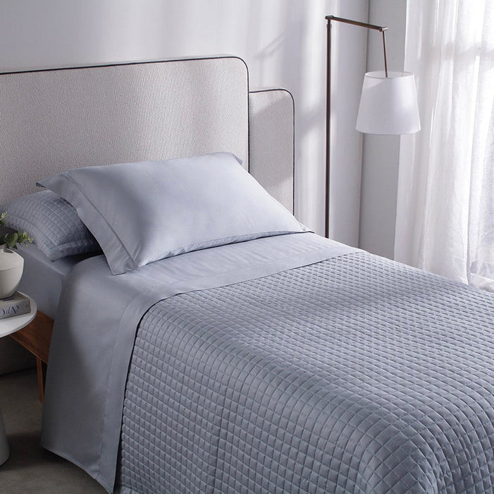 Cubrecama Twin NC Azul 86