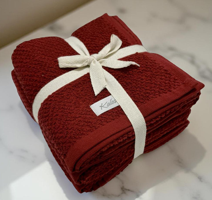 Juego de 3 Paño de Cocina Gourmet Rojo