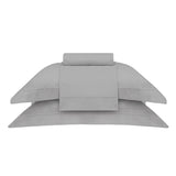 Juego de Sábanas Queen Dallas Gris 600 hilos