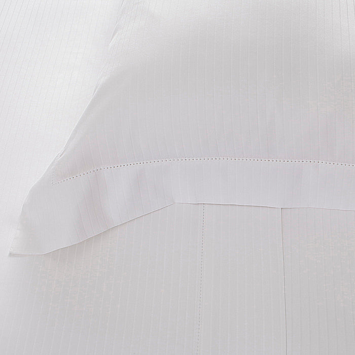 Juego de Sábanas King Stripes Blanco 300 hilos